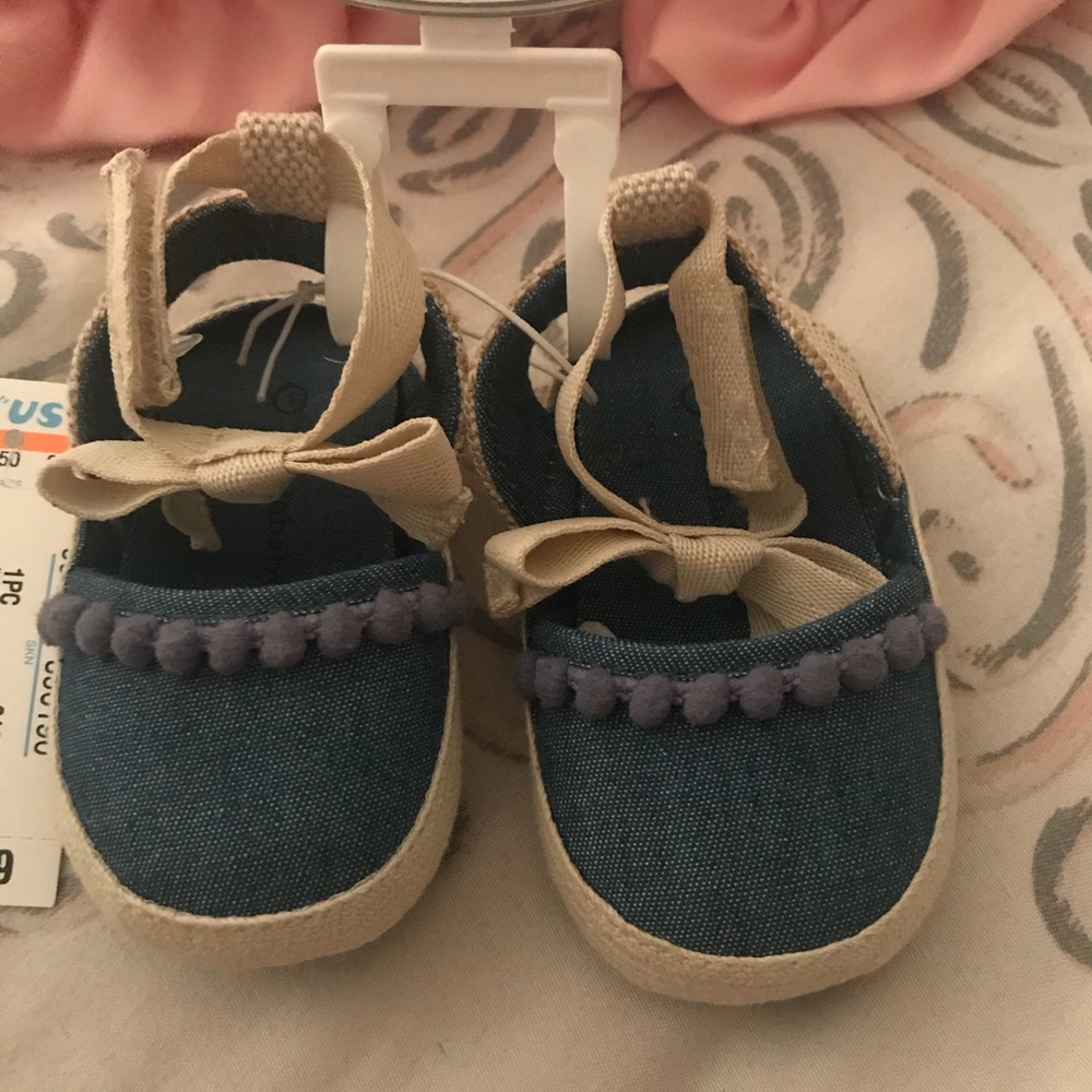 Brand new baby girls denim sandals